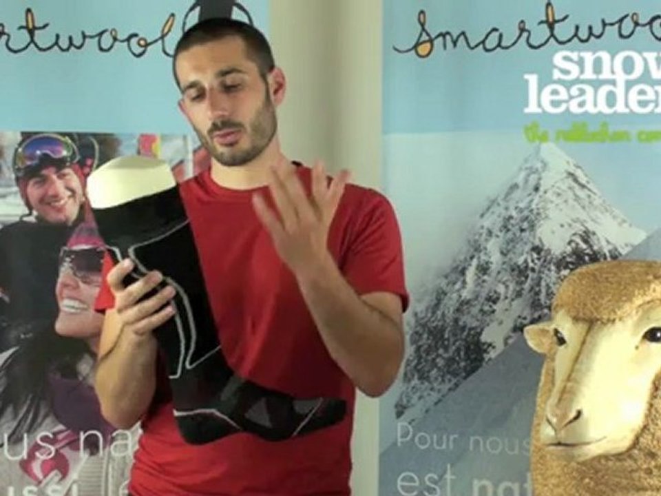 Snowleader présente la paire de chaussettes PhD2 snowboard de Smartwool