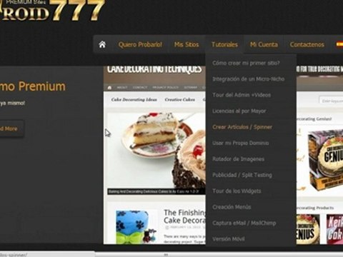 DROID777 Ventajas Crear Paginas Web Generador de Paginas Web en Segundos