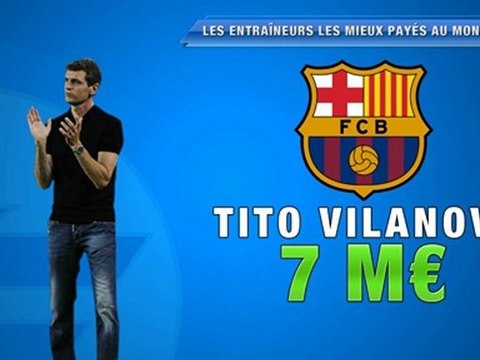 Top 10 des entraîneurs les mieux payés au monde en 2012 !