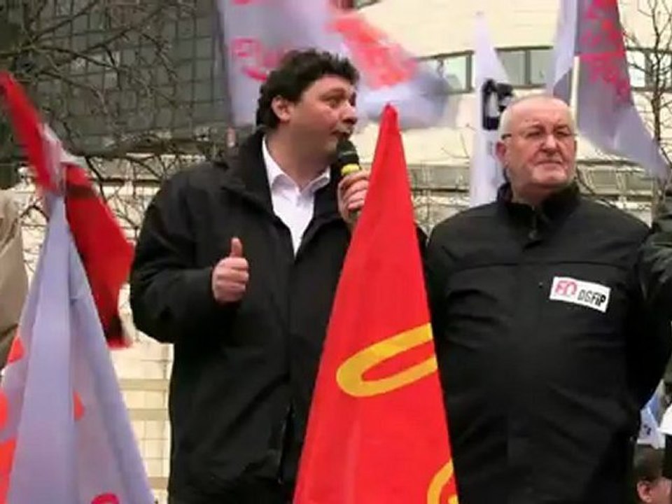 Grève des Finances Publiques Paris le 27 novembre 2012