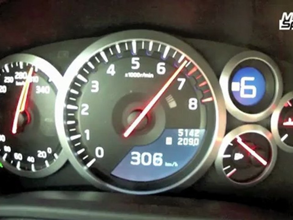 Top Speed 0 318 Km H En Nissan Gt R 12 R35 Video Dailymotion