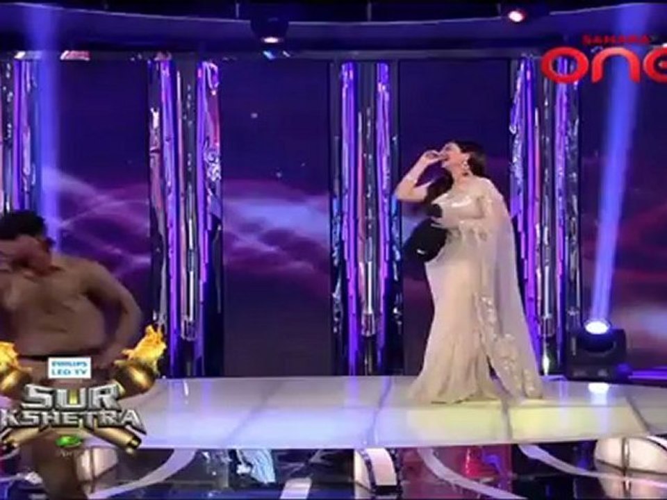 Mulazim doing Mimicry of Himesh Reshammiya - [Sur-Kshetra - Episode