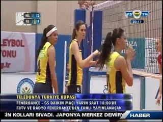 27 Kasım 2012 Teledünya Türkiye Kupasında Rakip Galatasaray Daikin