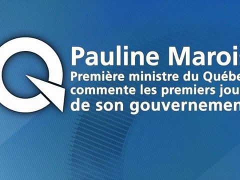 Les premiers jours du gouvernement du Parti-Québecois