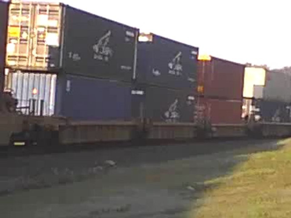 Norfolk Southern stack train southeast through Austell Ga.