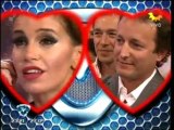 Florencia Peña y el intendente en Showmatch