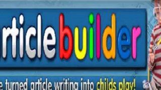 article writing services | Creating Highly Unique HIGH QUALITY Articles | Article Builder