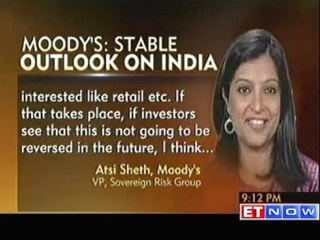 Moody's says India's rating outlook is stable