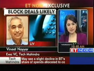 Not aware of BT selling 9% stake in company- Tech Mahindra