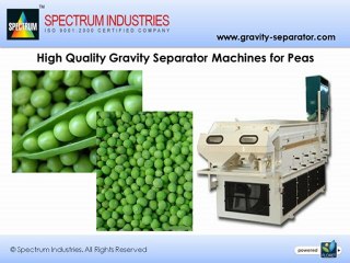Gravity Separator Machine Manufacturer India