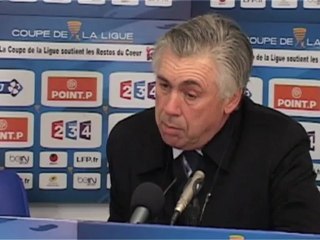 Ancelotti "content" de la performance du PSG...