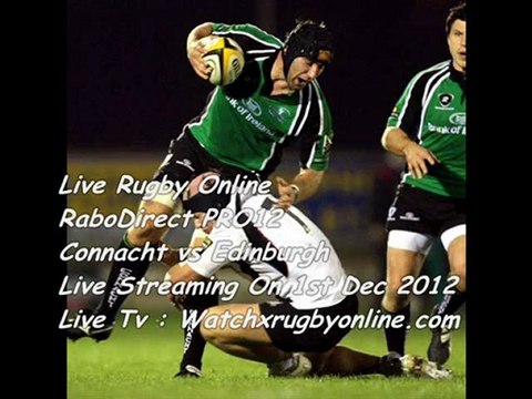 RaboDirect PRO12 Connacht vs Edinburgh Live