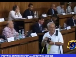 Province, Brindisi dice "Sì" alla Provincia di Lecce