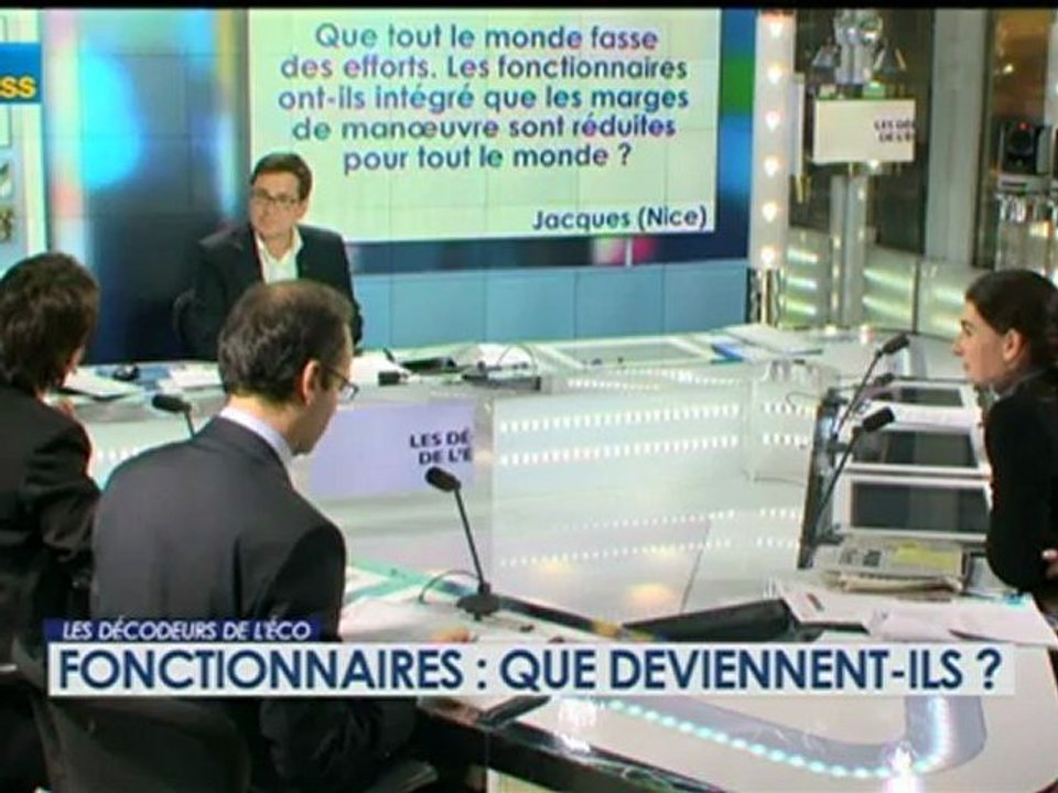 27/11 BFM : Les décodeurs de l'éco - Fonctionnaires : que deviennent-ils? 2/5