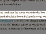 Group Wants Killer Robots Banned