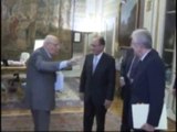 Napolitano - Renato Schifani,Gianfranco Fini e Mario Monti (22.11.12)