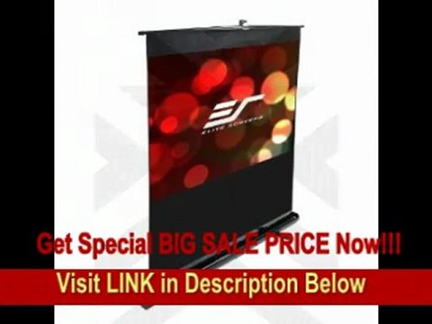 [BEST PRICE] Elite Screens EZ Cinema Floor Pull Up Projection Screen, 16:9 Aspect Ratio-150in. (Max White)