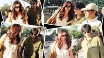 Shahrukh Khan & Deepika Padukone SPOTTED at the airport