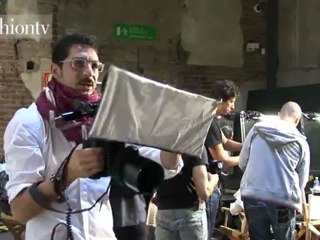 Backstage at Mila Schon Spring 2013 Milan Fashion Week | FTV.com