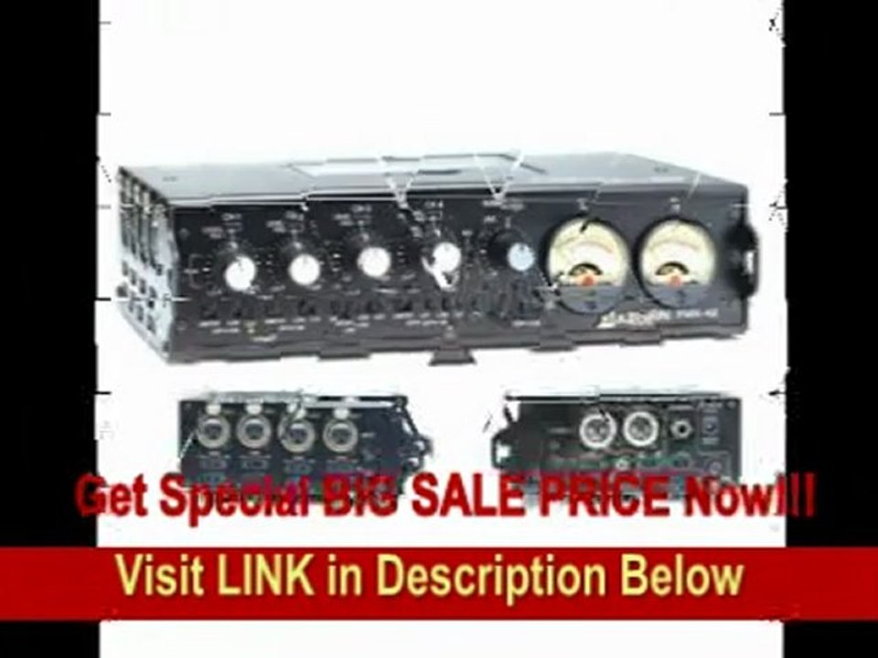 [BEST PRICE] Azden FMX-42 Pro 4-Channel Microphone Field Mixer with 4 XLR Inputs.