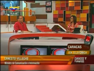 Villegas: “Hemos estado bombardeados de mensajes de alegría y entusiasmo”