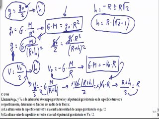 Campo gravitatorio 2º Bachillerato ejercicio 5