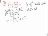 Ejercicios y problemas resueltos de ecuaciones con radicales problema 5