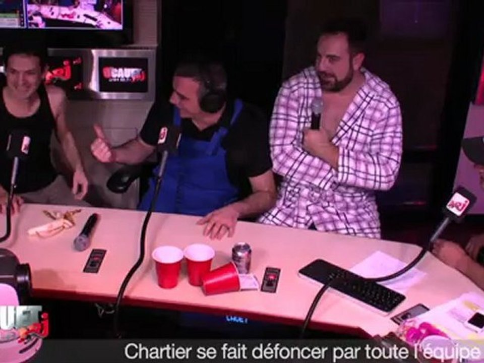 Chartier se fait défoncer par toute l'équipe - C'Cauet sur NRJ