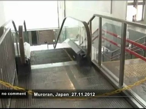 Le blizzard souffle sur l'île de Hokkaïdo - no comment