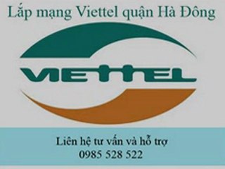 lắp mạng viettel quận hà đông