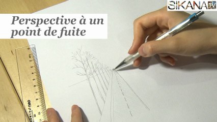Dessin : La perspective à un point de fuite - HD