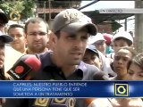 Capriles pide al Ejecutivo Nacional explicar la situación de Chávez para evitar especulaciones