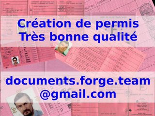 Création et vente de permis de conduire, carte grise, etc.