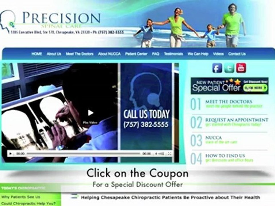 Chesapeake, VA Precision Spinal Care - Disk Problems
