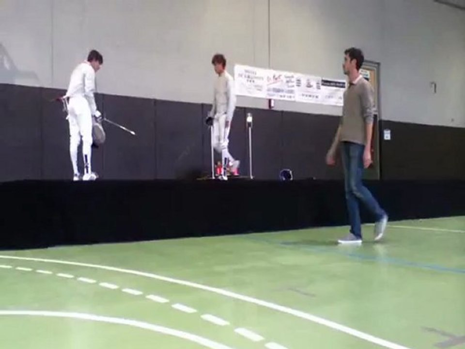 2ème partie de la finale du circuit ligue open Aquitaine sabre messieurs juniors