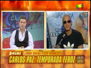 Pronto.com.ar Flavio habla de Stravaganza 1