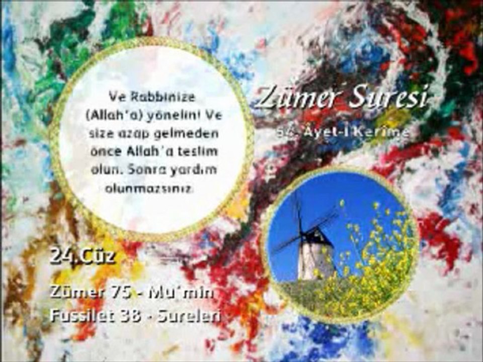 Zümer Suresi 54. Ayet-i Okunuşu ve Meali Okyay Derneği