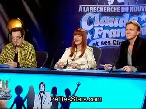 Julien interprète Je vais à Rio dans A la recherche du nouveau Claude François et ses Clodettes - 20 mars 2012