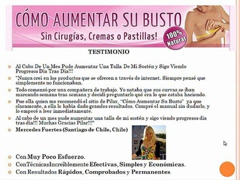 aumento de busto naturalmente - Como aumentar su busto