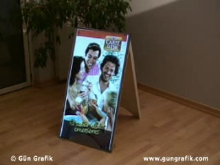 Backlight A-stand uygulaması Electroluminescent