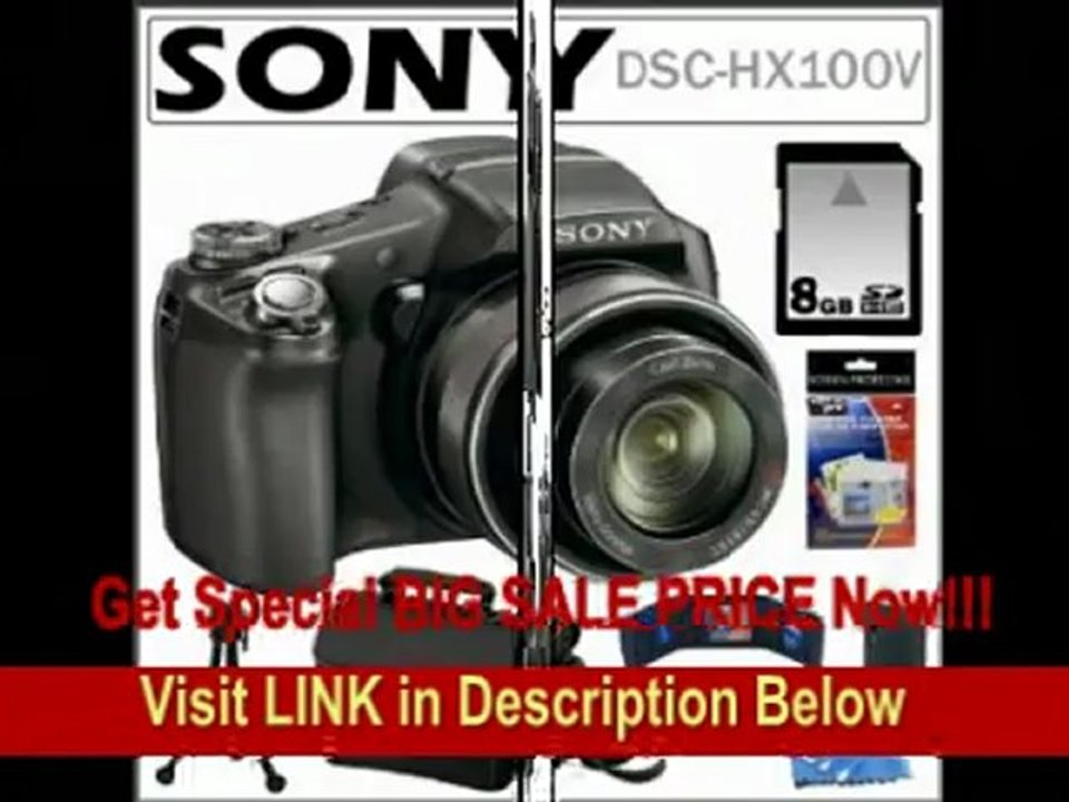 [FOR SALE] Sony Cyber-Shot DSC-HX100/V 16.2 MP Digital Camera with 30x Optical Zoom and 3D Sweep Panorama + 8GB Accessory Kit