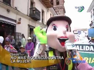 Realizan pasacalle por Dia Internacional de la No Violencia contra la Mujer