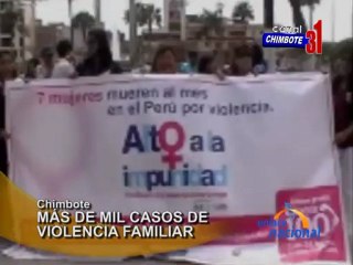 Mas de mil casos de violencia familiar en Nuevo Chimbote