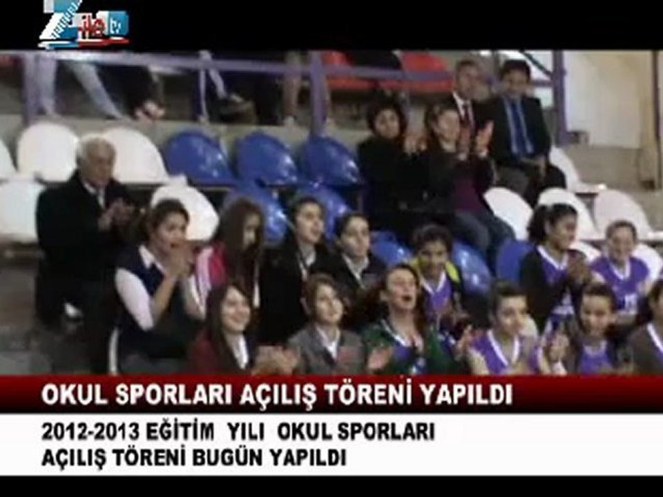 Zilede okul sporları açılış töreni