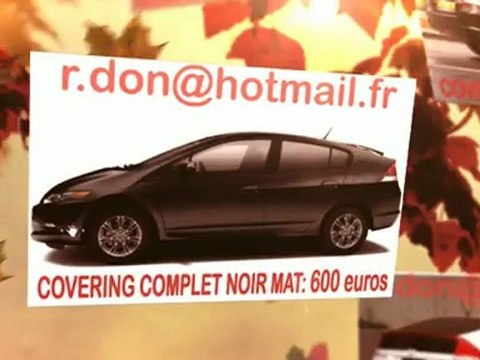 Honda Insight, Honda Insight,, essai video Honda Insight,, Honda Insight, covering, Honda Insight, peinture noir mat