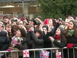 William and Kate make first trip to city of their titles