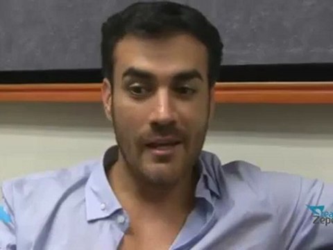 David Zepeda @davidzepeda1 feliz con su personaje de villano