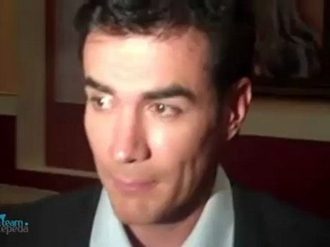 David Zepeda @davidzepeda1 entrevista en la presentación de LFDD