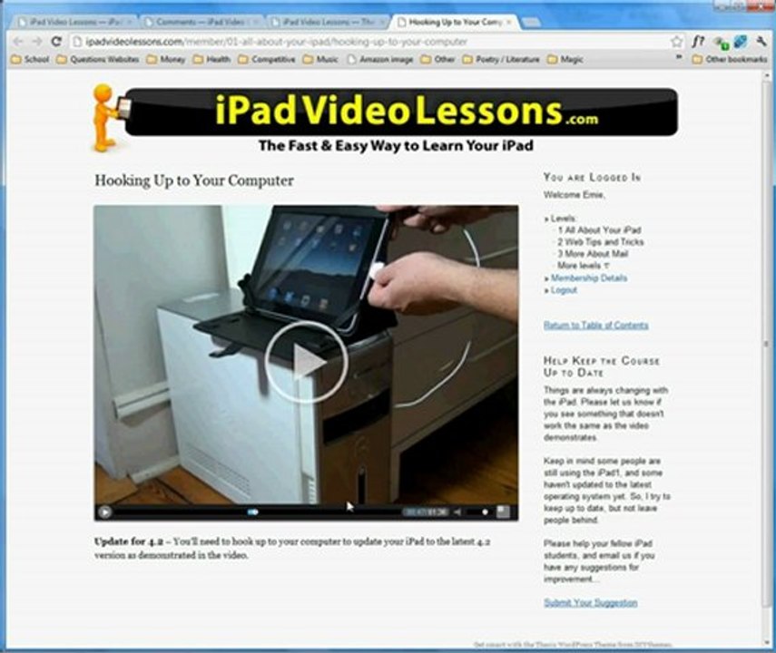 Ipad Video Lesson Review - Bonus only