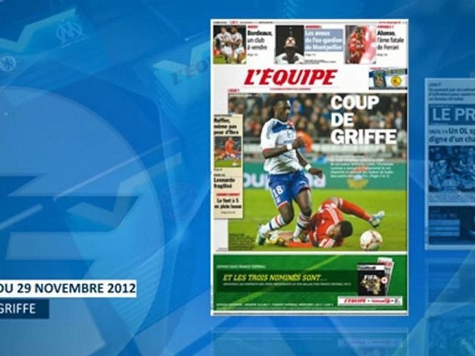 Foot Mercato - La revue de presse - 29 Novembre 2012
